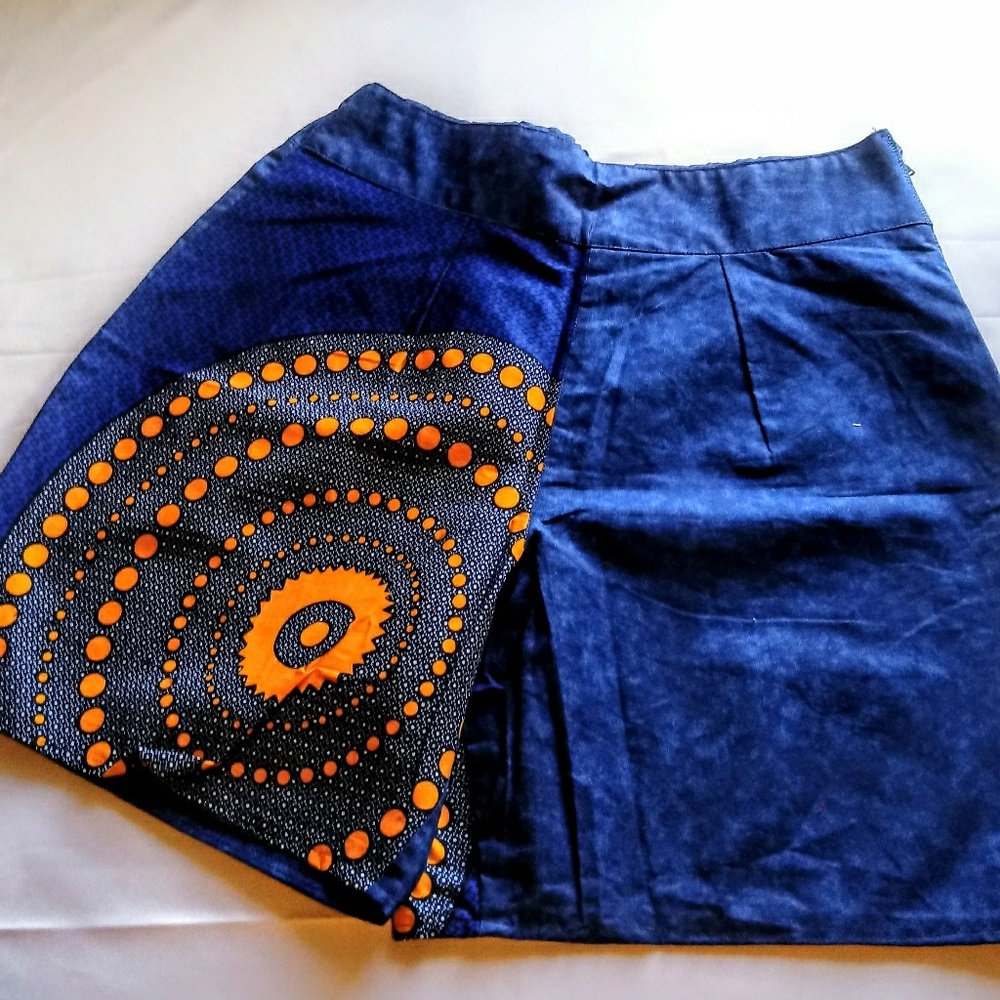 African print booty shortz